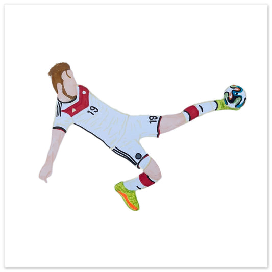 Mario Götze World Cup Winner 8X8 Aluminium Prints