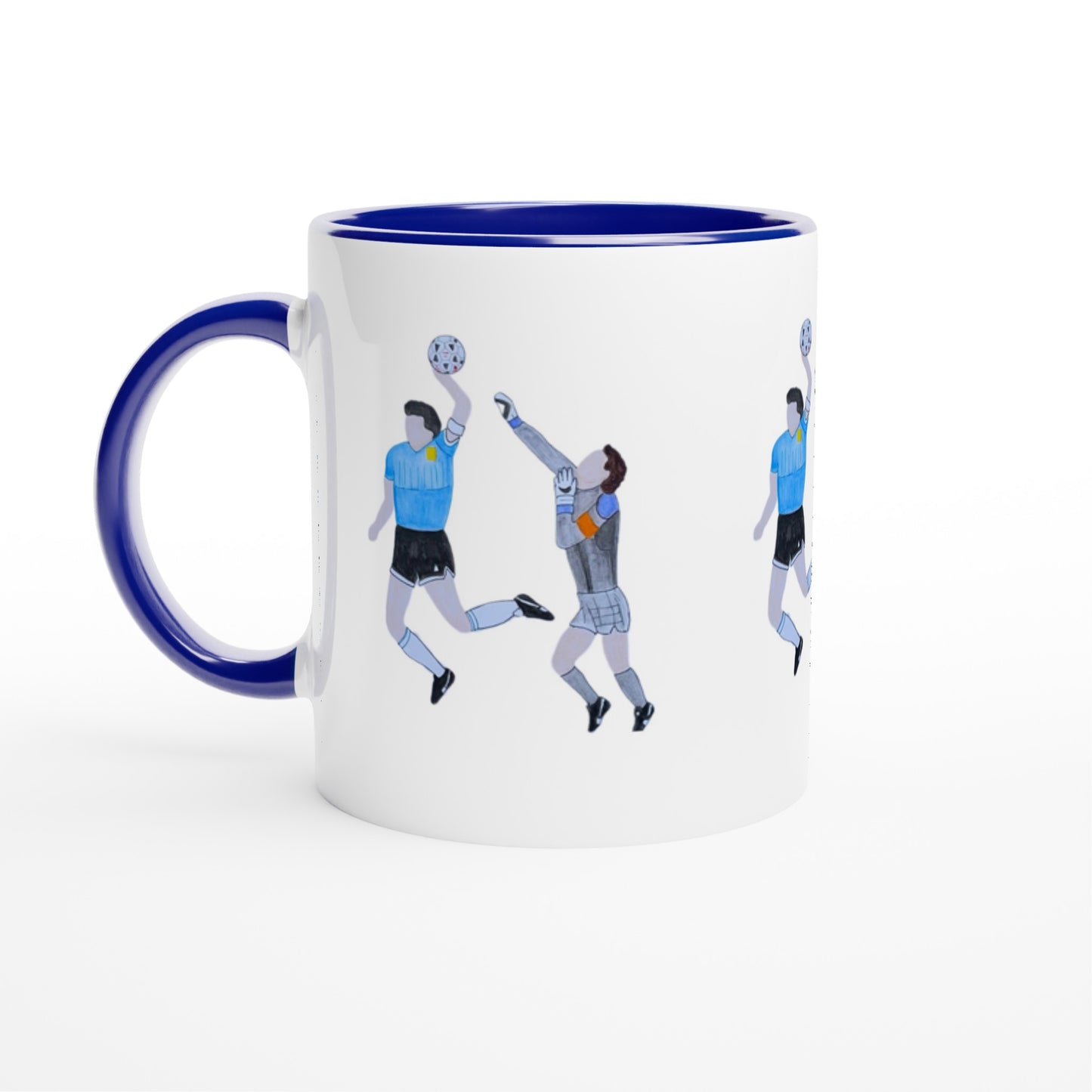 Diego Maradona Hand Of God Mug with Colour Inside