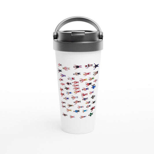 Legendary Wrestlers Stainless Steel Travel Mug