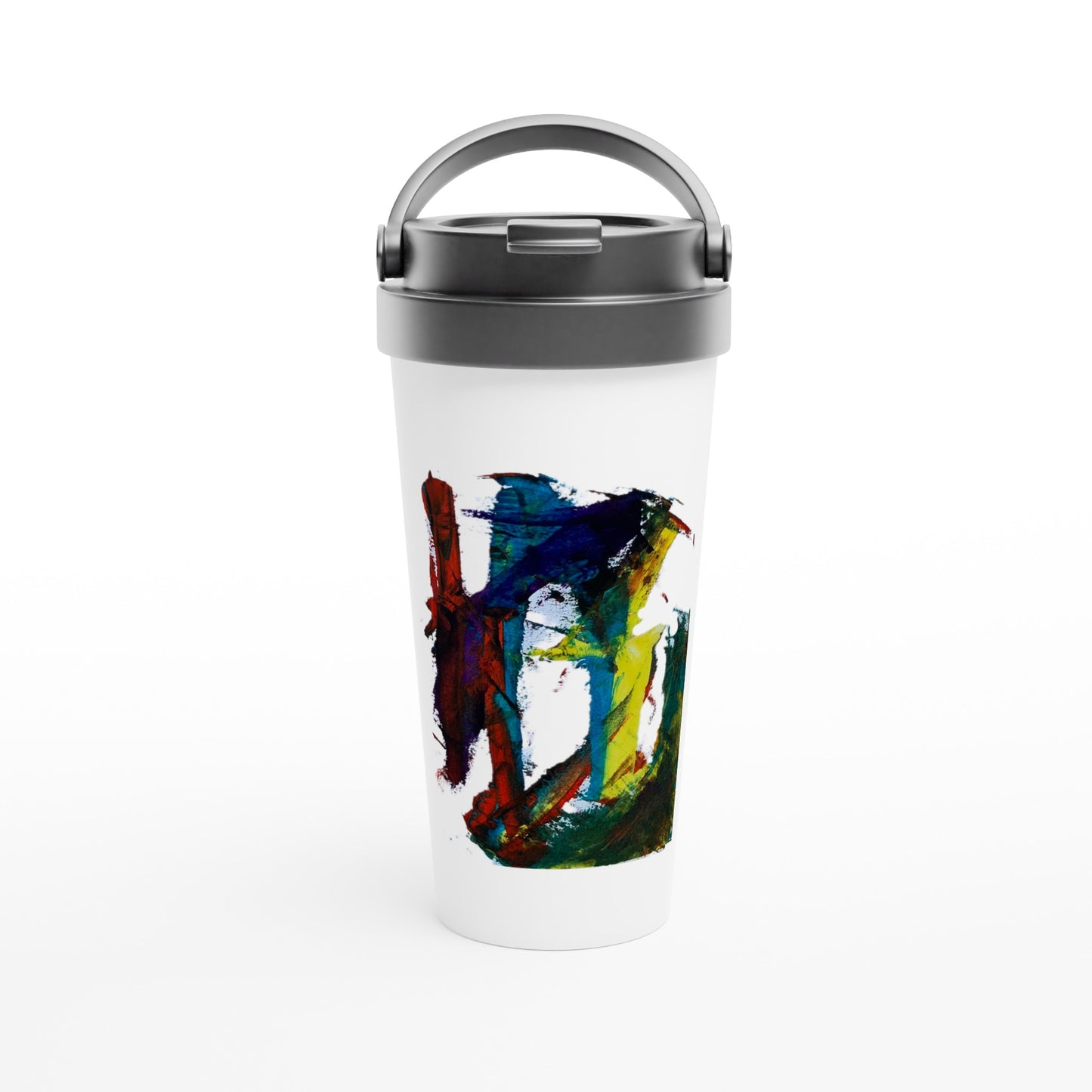 Forbidden Door Abstract Stainless Steel Travel Mug