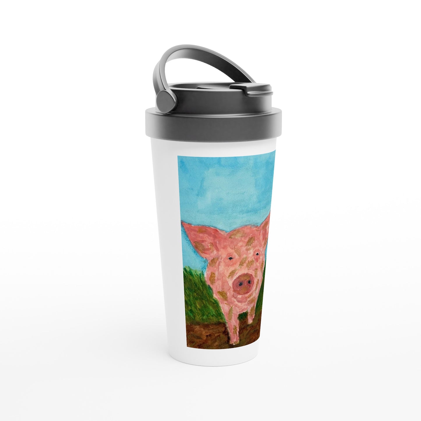 Muddy Pig Stainless Steel Travel Mug