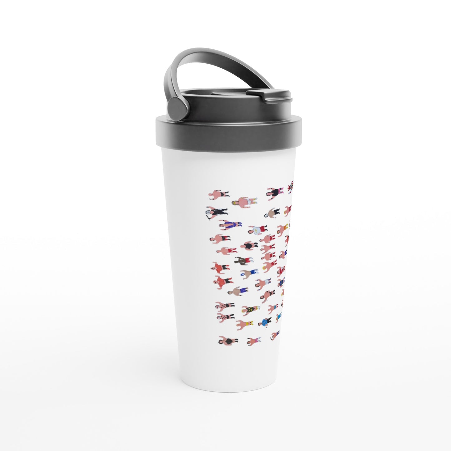 Legendary Wrestlers Stainless Steel Travel Mug