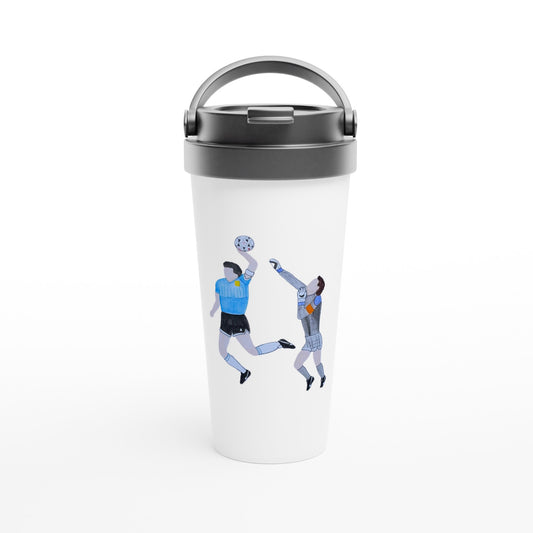 Diego Maradona Hand Of God Stainless Steel Travel Mug