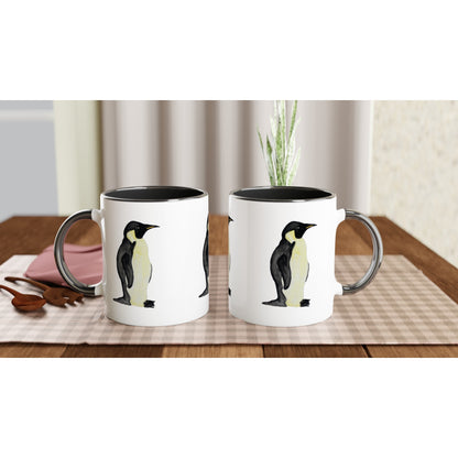 Penguin Mug with Colour Inside