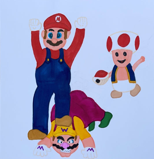 Mario, Toad And Wario