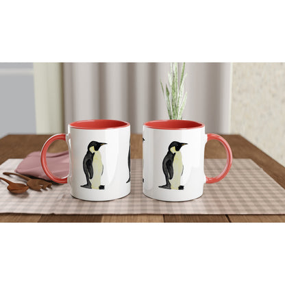 Penguin Mug with Colour Inside