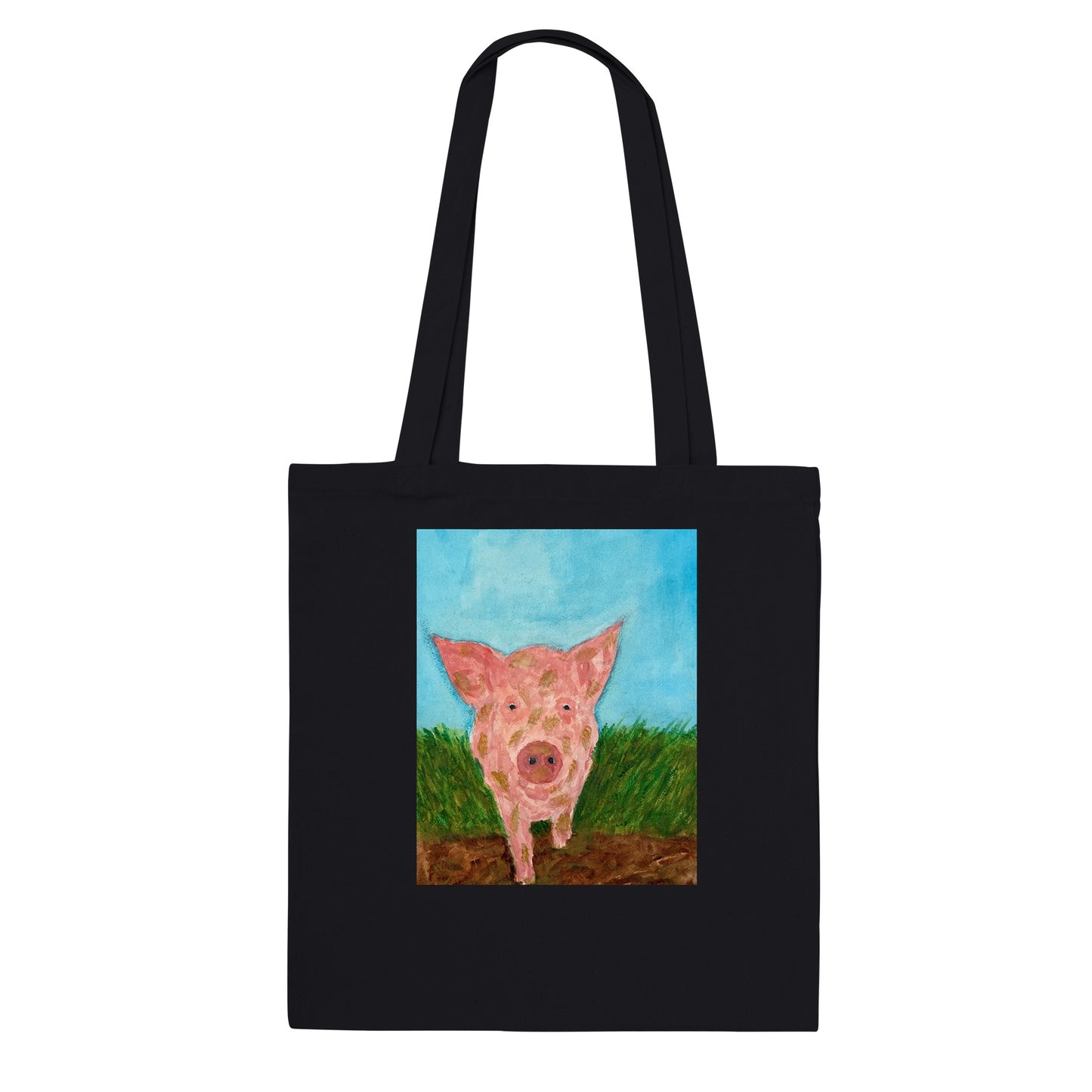 Muddy Pig Tote Bag