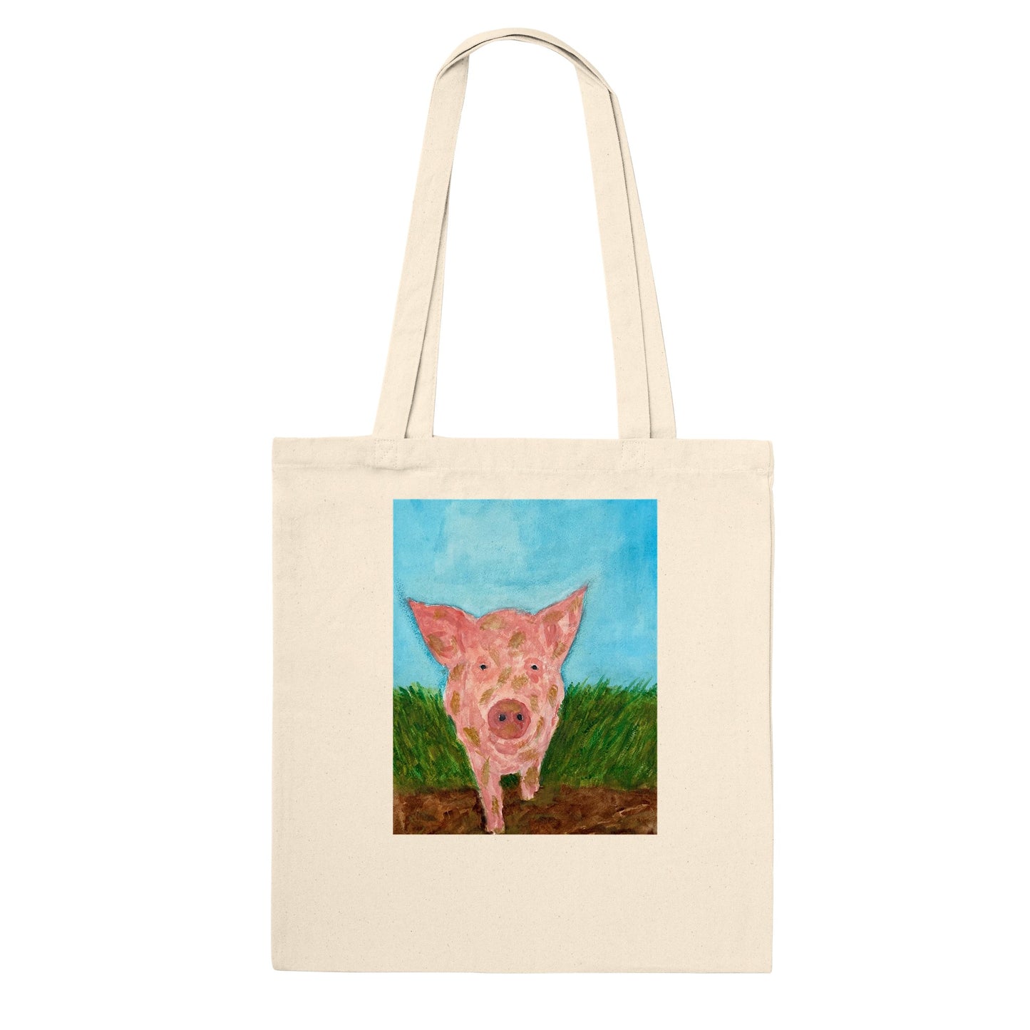 Muddy Pig Tote Bag