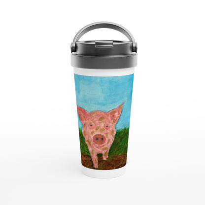 Muddy Pig Stainless Steel Travel Mug