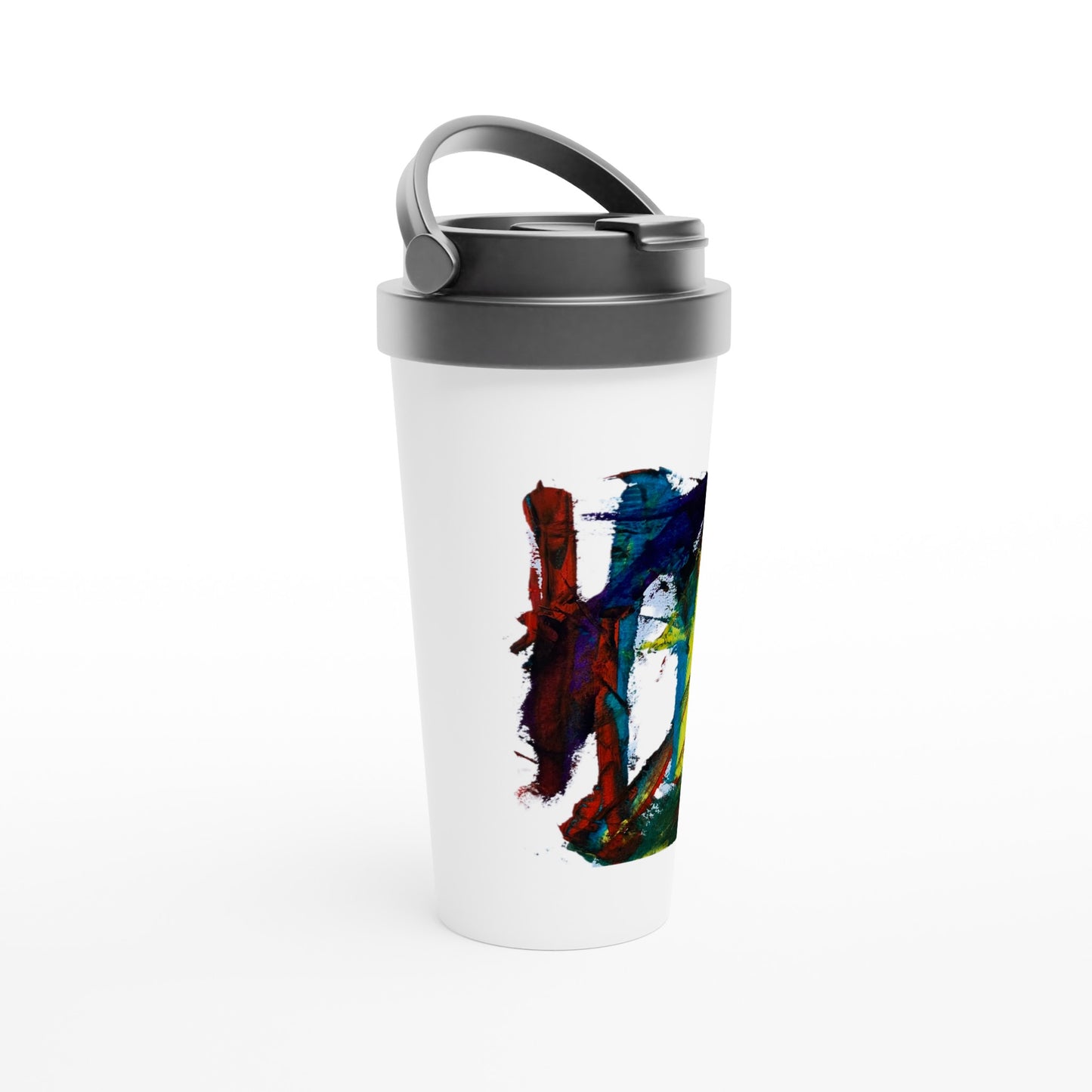 Forbidden Door Abstract Stainless Steel Travel Mug