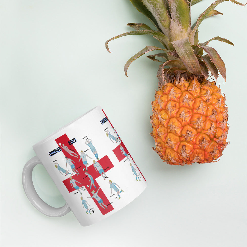 England Lionesses White Mug