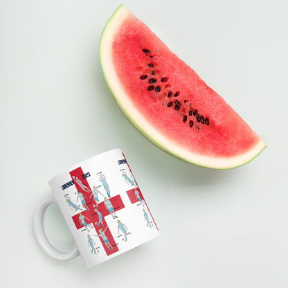 England Lionesses White Mug